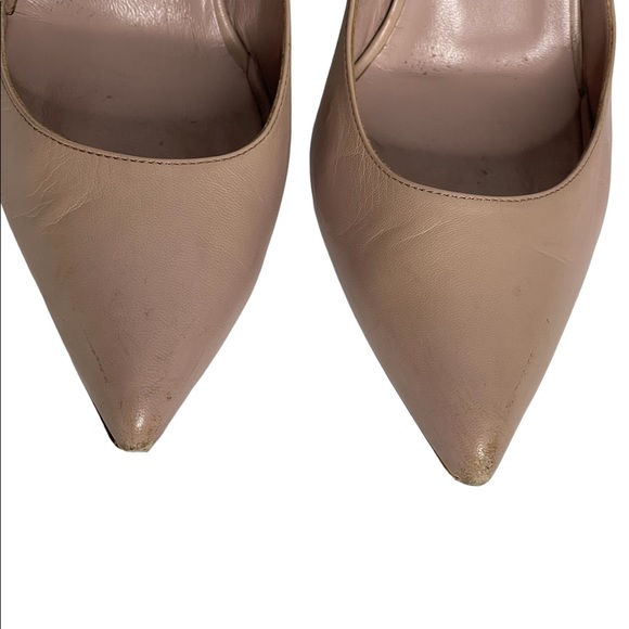 Gucci Nude Leather Pumps Size 37 - Picture 4 of 7